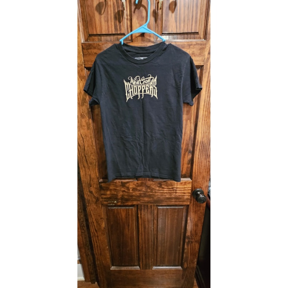 West Coast Choppers Jesse James Biker Shirt Mens Small Vintage Black T-Shirt